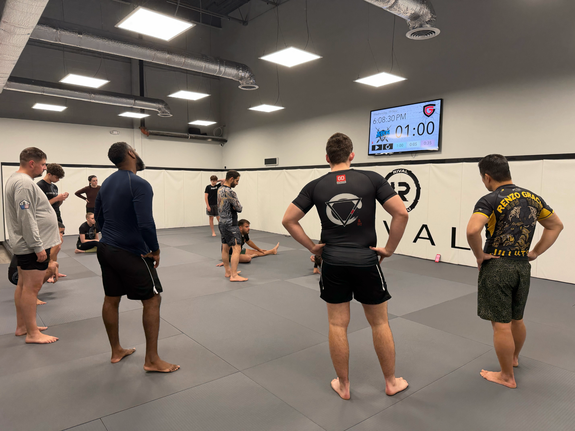 Training session at Rival Jiu-Jitsu